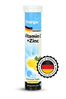 Energia® Çinko & Vitamin C (1000 Mg) 20 Efervesan Tablet Takviye Edici Gıda