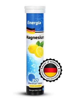 Energia® Magnezyum 20 Efervesan Tablet Takviye Edici Gıda
