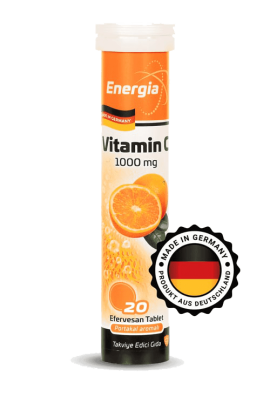 Energia® Vitamin C (1000 Mg) Efervesan Tablet Takviye Edici Gıda