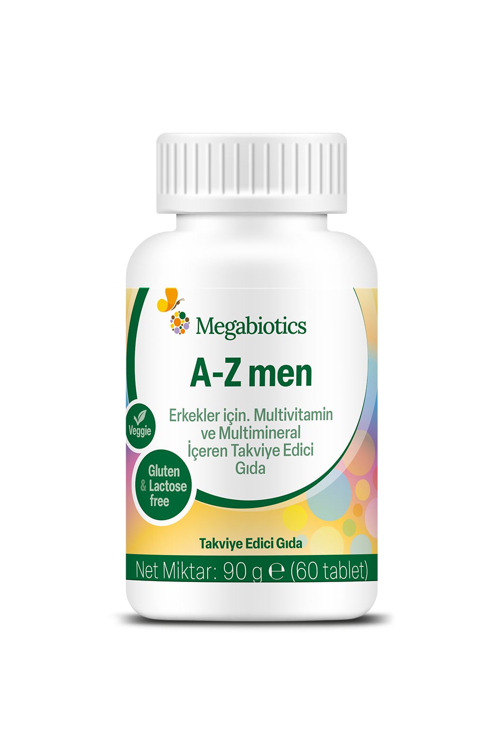 Megabiotics Vitamin AZ MEN Erkekler İçin Multivitamin ve Multimineral